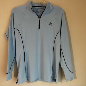 Peter Millar Atlanta Braves Quarter Zip